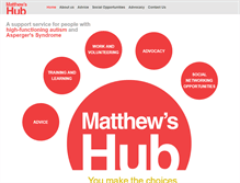 Tablet Screenshot of matthewshub.org